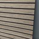 4-Piece Wood Slat Wall Panel for Interior Wall Decor Noise Cancelling 47.2" x 23.6" Peel and Stick Acoustic Decorative 3D Sound Absorbing Wall Paneling, Walnut