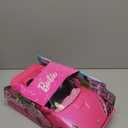 Barbie Convertible 2-Seater Vehicle, Pink Car with Rolling Wheels & Realistic Details, Gift for 3 to 7 Year Olds