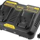 Powilling DCB102BP Replacement Charger for DeWalt DCB102BP 20-Volt MAX Jobsite Charging Station
