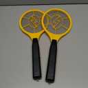 2 Pack Electric Fly Swatter, Bug Zapper Racket for Indoor Pest Control, Handheld Bat Battery Powered Electric Mosquito Swatter for Outdoor and Home