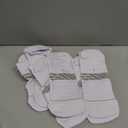 Hylaea No Show Running Athletic Anti-Blister Wicking Coolmax Socks, Seamless Anti-odor (White, L)
