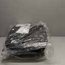 Home Office Chair Ergonomic Desk Chair PU Leather Task Chair Executive Rolling Swivel Mid Back Computer Chair with Lumbar Support Armrest Adjustable Chair for Men (Black)