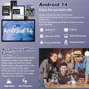 2025 Android 14 Tablet 22GB RAM 128GB ROM 1TB Expand, 10.1 inch 8000mAh Octa-Core Tablet with Keyboard & Mouse, HD IPS Display, 5G Wi-Fi, Bluetooth 5.0, GPS, Widevine L1, Split Screen -Metal Black