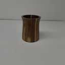 Wooden Utensil Holder for Countertop, 360 Rotating Kitchen Utensil Holder, 7.2"x 6" Large Acacia Wood Crock, Farmhouse Kitchen Decor