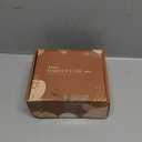 Aveniee Mini Clear Makeup Bag, Small Cosmetic Bags Travel Toiletry Pouch Organizer, TSA Approved Make up Case with Zipper, Car Bag for Essentials,Brown