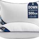 MIULEE 12x20 Pillow Inserts Set of 2 Throw Pillows Premium Down Alternative Lumbar Pillow Inserts Decorative Pillow Stuffer for Sofa, Couch (12x20 inch, Set of 2)