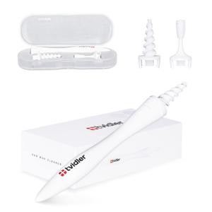 Pro Ear Wax Remover Kit Safely & Effectively Removes Ear Wax. Earwax Cleaner Tool Comes with 2 Different Removal Heads for Maximum Hygiene - Spiral Tip for Deep Cleaning & Brush for Daily Use