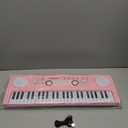 49 Key Pink Piano Keyboard Toy for 3 Year Old Girl Birthday Gift Kids Keyboards Pianos with Microphone Musical Toys for 3 4 5 6 7 Year Old Boys Girls Gifts