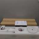 52" Ceiling Fans with Lights and Remote Control, Outdoor Ceiling Fan with Lights High CFM Quiet 3 Blade Wood Walnut Fan, Propeller Ceiling Fan for Outdoor/Indoor,Deep Walnut