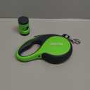 Mighty Paw Retractable Leash with Built-in Poop Bag Holder | 16' Long Retractable Dog Leash for Small Dogs, Medium Breeds & Large Pets with Tape for Quick Control. Poop Bags Included (50 - 110 lbs (Most Popular), Deluxe Green)