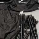 Sportneer Camping Chairs, Lightweight Outdoor Chairs with 2 Side Pockets & Storage Bag, Foldable & Portable Lawn Chairs for Camping Hiking Lawn Picnic Beach Outdoor Travel (1, Black)