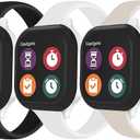 Solo Loop Slim Band Compatible with Apple Watch Bands 38/40/41/42mm(Series 11 10) M-L -fits 6.1 -6.6 in, Stretchy Silicone Elastic Women Sport Thin Strap for iWatch Series 11 10 SE 9 8 7 6 5 4 3 2 1