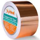 Copper Foil Tape (2inch X 66 FT) with Dual Conductive Adhesive Copper Tape for Guitar, Electrical Repairs, Arts & Crafts, Stained Glass, Paper Circuits, Soldering, Grounding, Home Decor