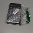 Fashionable Long RFID Leather Women's Wallet, Large Capacity Multi Slot Phone Case, Zipper Closure, Detachable Wrist Strap, Hand-Held wallet (Black)