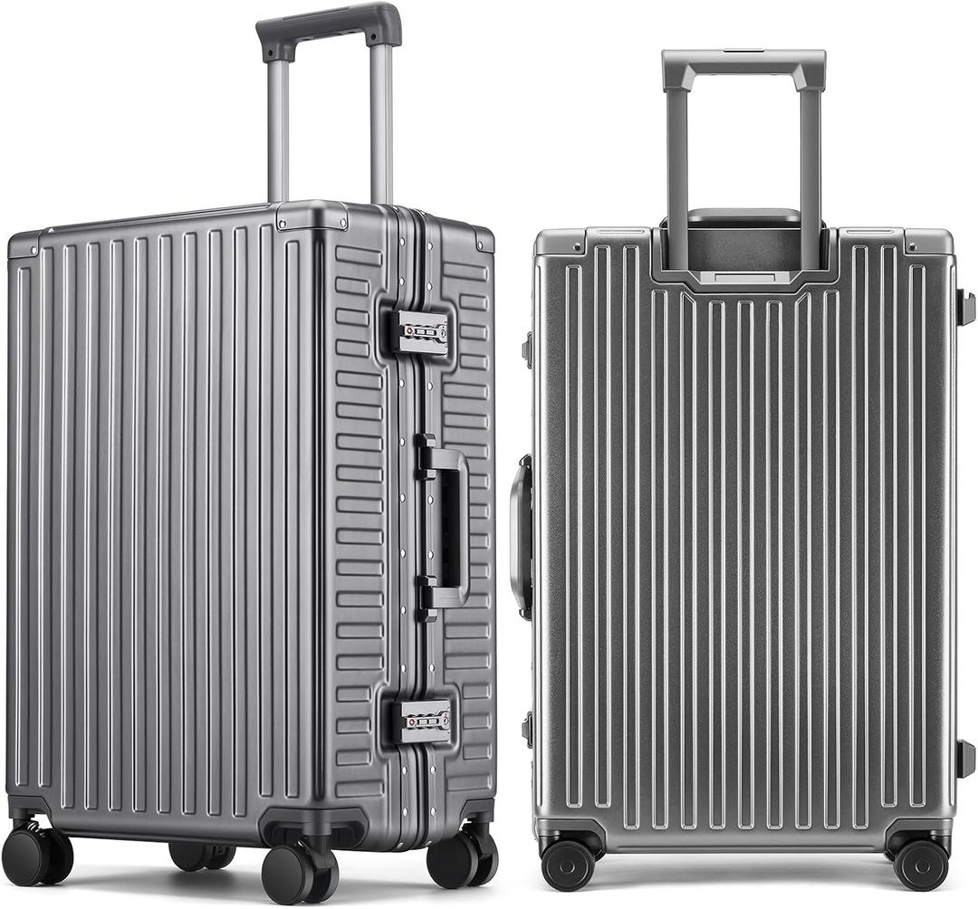 ROAMING 20 Inch Zipperless Carry On Luggage Hard shell Suitcases Gray