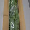 Artificial Boston Ferns, 45IN Faux Ferns Artificial Plants, 2 Large Fake Bush Plants with 59 Fronds for Outdoors Patio Hanging Planter Hotel Lobby Home Decor
