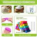 Dinosaur Dough Sets with Dentist Play Set, Dino Skeletons & Molds & 24 Non-Toxic Clays, Dough Tools, Dinosaur Toys for Kids Toddler Boy Toys for 3 4 5 6 7 Year Old Birthday Gift Christmas