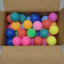 70 Pcs Colorful Table Tennis Balls, 40mm Plastic Ping Pong Balls Bulk, Entertainment Table Tennis Balls for Kids, Pong Balls, DIY Projects, Holiday Decorations, Teaching Tools.