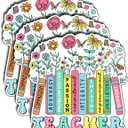 (3Pcs) Teacher Stickers Inspirational Funny Classroom Humor Education Student School Graduation Appreciation Gifts Waterproof Vinyl Decal for Kindle Water Bottle Bumper Car Hard Hat Phone Laptop 3x2.8