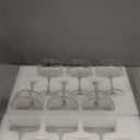 11oz Large Vintage Coupe Glasses Set of 6,Ribbed Cocktail Glasses,Classic Espresso Martini Glasses,Margarita and Champagne Glasses for Bar,Wine,Dessert,Cocktail Glassware Gift Set