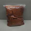 Roslynwood Luxury Soft Brown Velvet Curtains 96 inches Long Back Tab Thermal Insulated Blackout Window Drapes for Living Room/Bedroom/Dining Room, W52 x L96, 2 Panels