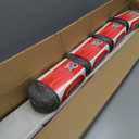 Garage Door Seals, Heavy-Duty Garage Door Seals Bottom Rubber with Rodent Proof Steel Wool, Aluminum Track Retainer Base with Brush Seal Kit, Universal Garage Weather Stripping Kit (16.5ft)