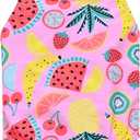 kavkas Baby Girl Swimsuit Cute One Piece Bathing Suit with Sun Protection Ruffles Swimwear (2-3T, Fruit)