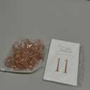 Rose Gold Table Numbers , 30 pc Wedding Table Numbers with Rose Gold Stands , Anniversary , Birthday , Bridal Shower Party , Baby Showers , Event