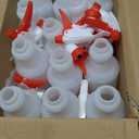 12 Pack 16oz Spray Bottles, Reusable Fine Mist Water Sprayer for Plants, Cleaning, High Output Ultrafine Misting Plastic Spray Bottles for Water, Salon, Garden, Kitchen and Bathroon
