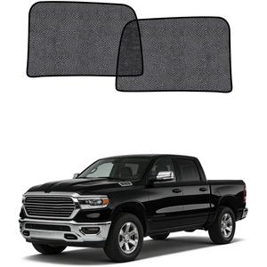 Car Window Shades for Dodge RAM 2500 3500(2010-2025), 2-Pack Rear Window Sun Shades for Baby  Breathable Mesh, UV & Heat Blocker, Privacy Protection for Camping, Travel, Sleep & Nursing