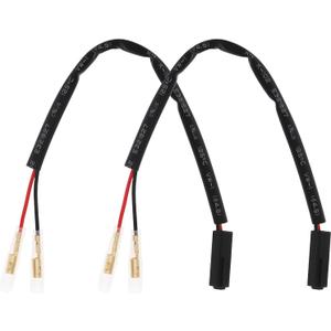 2pcs Motorcycle Front LED Indicator Adapter Cable Compatible with Honda CBR650F 2014-2025