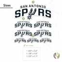 2 x Desert Cactus San Antonio Spurs NBA Officially Licensed Sticker Vinyl Decal Laptop Water Bottle Car Scrapbook (Type 3 Global)
