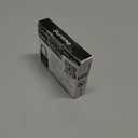 Puroma 2 Pack Keyed Padlock with 3 Keys Alike, 7/8 Inch Locker Lock 40mm Heavy-Duty Locks for Gate Fence Hasp Cabinet Toolbox School Gym Locker (Black)