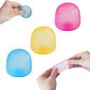 Textured Multi Ball for Sensory Exploration| Squishy Stress Textured Multi Malt Sugar Balls| Soft Sensory Squeeze Toy|The Perfect Desktop Accessory for Anxiety and Relaxation(3Pcs)