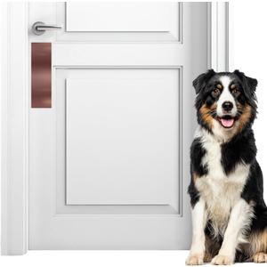 Panther Armor 4x12 Inch Door Bronze Push Plate, 1mm Thick Stainless Steel, Anti-Corrosive Metal Door Protector for Dog Scratching, Durable Push Plate for Exterior Doors Panther Armor 4x12 Inch Door Bronze Push Plate, 1mm Thick Stainless Steel, Anti-Corrosive Metal Door Protector for Dog Scratching, Durable Push Plate for Exterior Doors