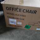 BIG  AND TALL OFFICE CHAIR ERGONOMIC LEATHER RECLINER CHAIR WITH FOOTREST, HIGH-BACK COMFY EXECUTIVE CHAIR, ORANGE, MODEL:AJCH001