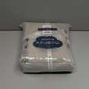 MooMee Bedding Duvet Cover Set 100% Washed Cotton Linen Like Textured Breathable Durable Soft Comfy (Heathered Tannish Linen Grey, King 104"x90")