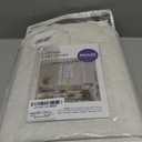 MIULEE Natural White Linen Curtains 92 Inch Length 2 Panels for Bedroom Living Room, Soft Thick Linen Textured Window Drapes Semi Sheer Light Filtering Back Tab Rod Pocket Burlap Look Decor