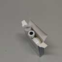 2PCS Spring Door Stoppers for Wall - 4.33 Inch Door Stop for Bottom of Door, Aluminum Doorstopper with Silicone Tip, Screw & Adhesive Installation, White