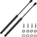 2 Pcs Gas Struts 17 Inch 55 lbs Prop Shock Lift Springs Rod Struts for RV Bed Floor Hatch Heavy Duty Box Lid Tool Box Outdoor Cabinet Boat Bed Cover Door Lid C16-04445 C16-04445
