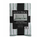 Ellen Tracy Stripe Single Standard Quilted Sham, 20x36 100%Polyester