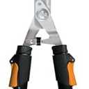 Fiskars Power-Lever Hedge Shears - 25"-33" Extendable Handle - Plant Cutting Scissors - Yard and Garden Tools - Orange/Black