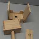 Tera Herbs Pine Healing Small Box with Handle 艾灸盒 for Moxa Moxibustion Therapy