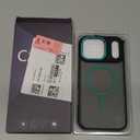 Magnetic 3 in 1 for iPhone 17 Pro Max Case, [OmniDirectional Protection] with 1x Screen Protector + 1x Camera Cover, [Seamless Work with Magsafe] Protective Silm Case for iPhone 17 Pro Max Green