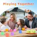 6 Pcs Stress Cube Fidget Toys Squishies, Squishy Stress Balls for Adults Kids, Anxiety Relief Toy, Ice Squishy Cube Sugar Balls, Calming Toys Slow Rising Stretchy, Sensory Toys