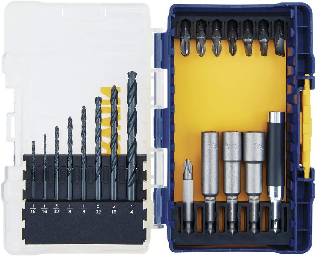 IRWIN Screwdriver Bit Set, Standard Set, 24-Piece (IWAF1220)