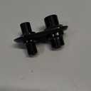 A/C Bulkhead, Car 2?Port Air Conditioner Bulkhead Connector Universal Modification Replacement for Hot Rod(black)