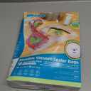 Home Logic Vacuum Sealer Reusable Bags Combo Pack – Freezer, Microwave & Sous Vide Safe Food Storage Bags – 9 Gallon Bags & 6 Quart Bags