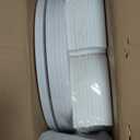 SpaceAid 5 Tier Rotating Bookshelf Tower, Spinning Bookcase Lazy Susan, Revolving 360 Book Shelf Storage Round Carousel, Vertical Rotate Turning Spiral Corner Organizer, White