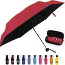 Yoobure Small Mini Umbrella with Case Light Compact Design Perfect for Travel Lightweight Portable Parasol Outdoor Sun&Rain Umbrellas